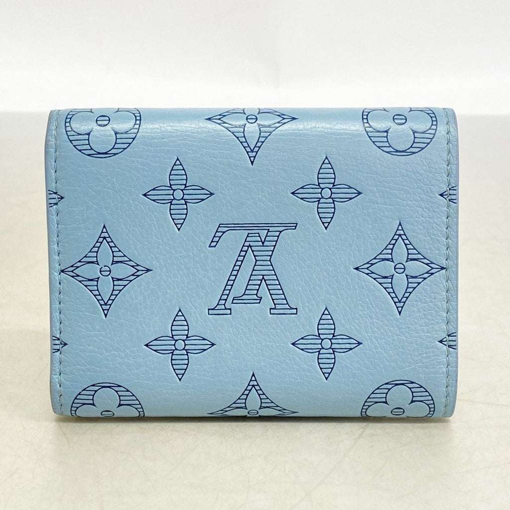 Louis Vuitton Trifold Wallet Monogram Shadow Victor Blue — view 8