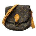 Louis Vuitton Shoulder Bag Monogram Mini Saint Cloud Brown