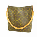 Louis Vuitton Shoulder Bag Monogram Looping GM Brown