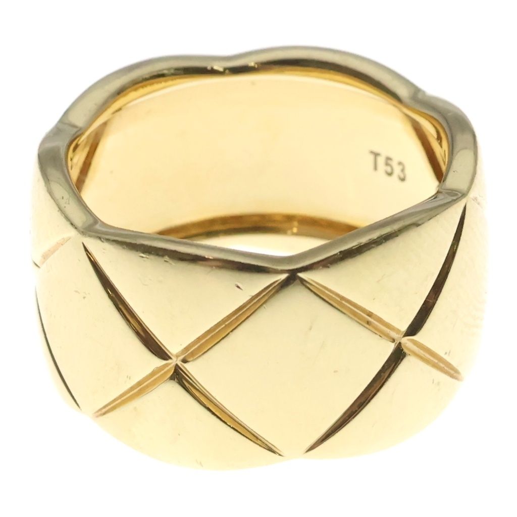 Chanel Coco Crush Large 18k Yellow Gold Ring — view 4