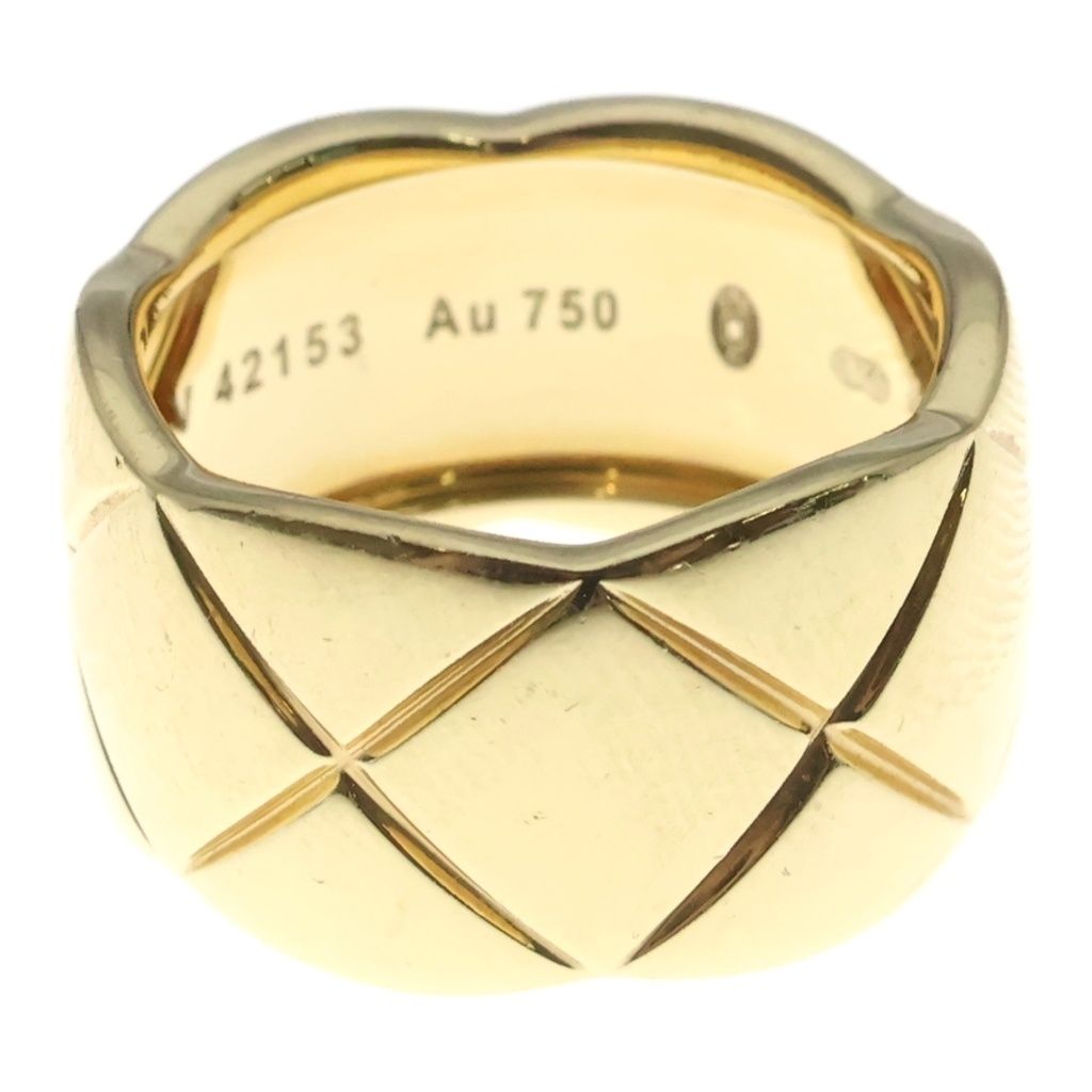 Chanel Coco Crush Large 18k Yellow Gold Ring — view 3