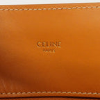 Celine Tote Vertical Cover Canvas Leather White Brown Gold 2-Way — view 5