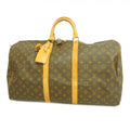 Louis Vuitton Boston Bag Monogram Keepall 55 Brown