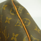 Louis Vuitton Boston Bag Monogram Keepall 55 Brown — view 6