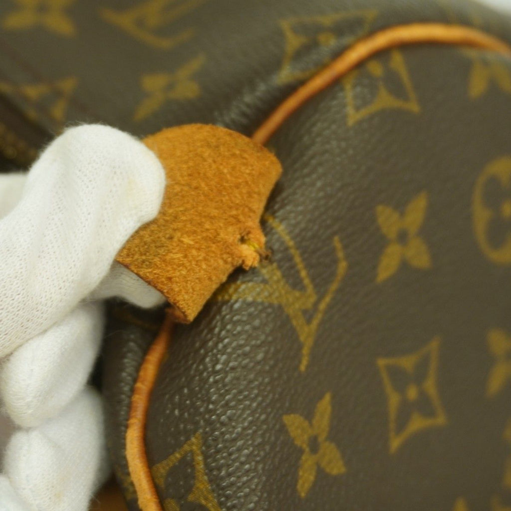 Louis Vuitton Boston Bag Monogram Keepall 55 Brown — view 8