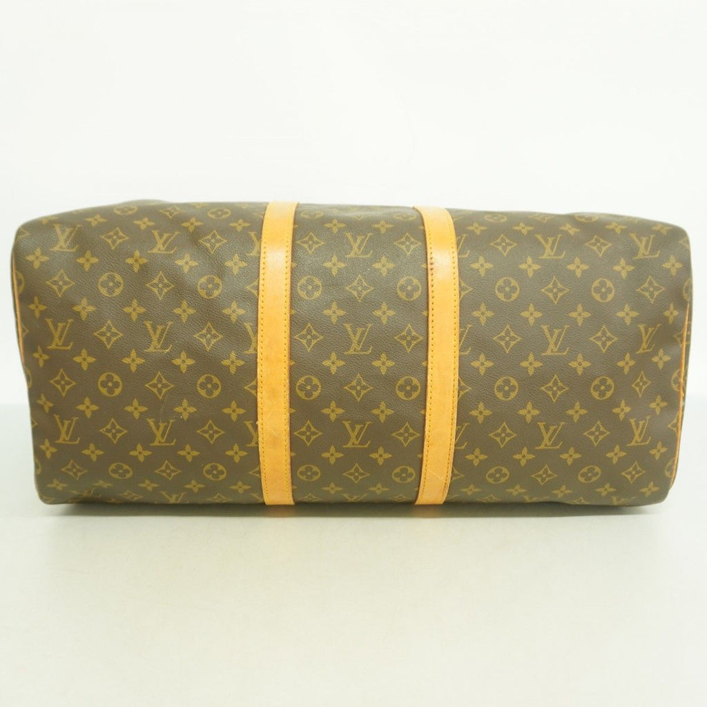 Louis Vuitton Boston Bag Monogram Keepall 55 Brown — view 3