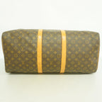 Louis Vuitton Boston Bag Monogram Keepall 55 Brown — view 3