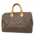 Louis Vuitton Handbag Monogram Speedy 35 Brown