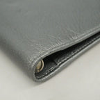 Chanel Notebook Cover Leather Gray Silver Agenda — view 6