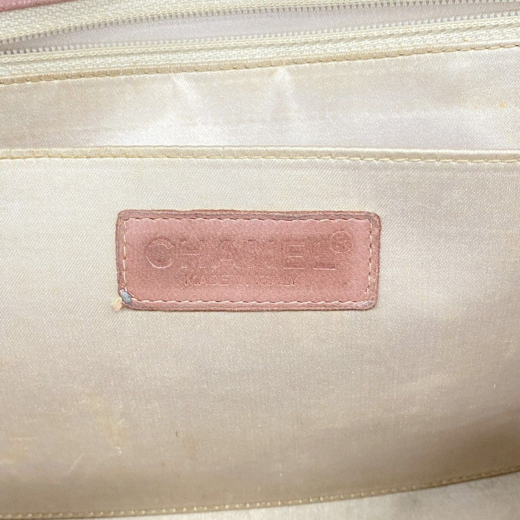 Chanel Shoulder Bag New Travel Nylon Pink Silver — view 5
