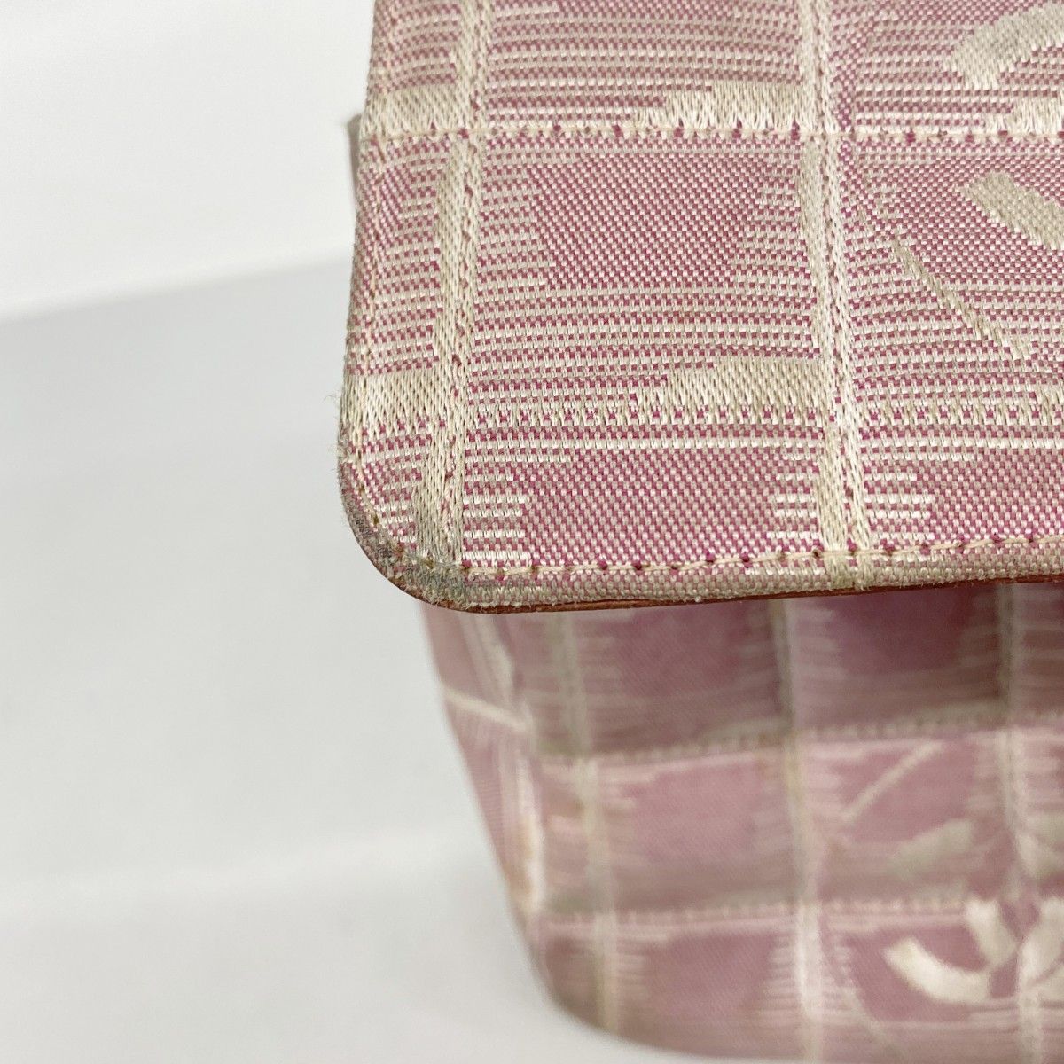 Chanel Shoulder Bag New Travel Nylon Pink Silver — view 7