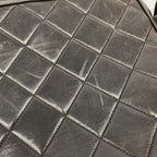 Chanel Shoulder Bag Quilted Lambskin Black Gold — view 7