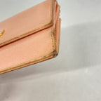 Chanel Coin Case Coco Button Leather Pink Gold — view 7