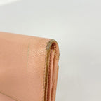 Chanel Coin Case Coco Button Leather Pink Gold — view 5