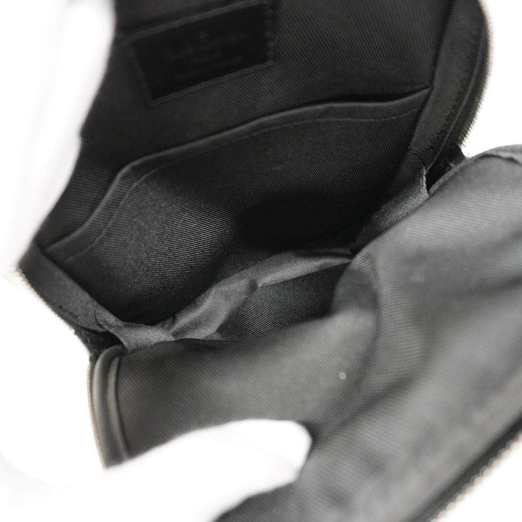 Louis Vuitton Belt Bag Monogram Eclipse Avenue PM Black — view 4