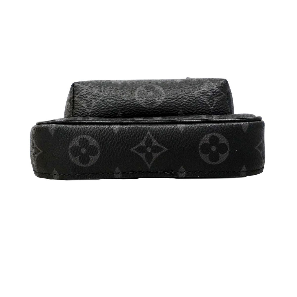 Louis Vuitton Belt Bag Monogram Eclipse Avenue PM Black — view 3