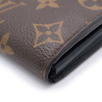 Louis Vuitton Monogram Portefeuille Pallas Wallet Brown Black — view 5