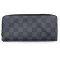 Louis Vuitton Damier Zippy Wallet Zip Around Black