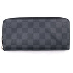 Louis Vuitton Damier Zippy Wallet Zip Around Black