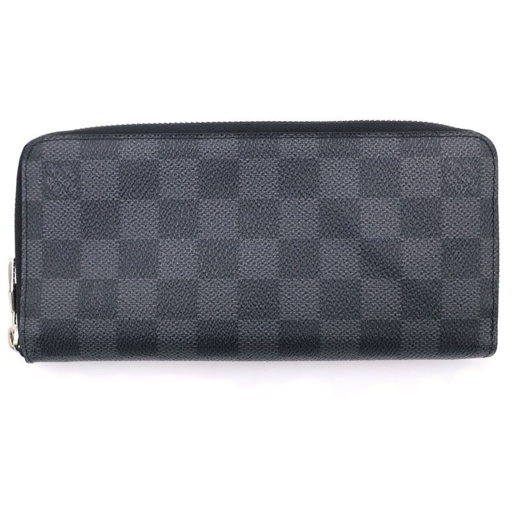 Louis Vuitton Damier Zippy Wallet Zip Around Black