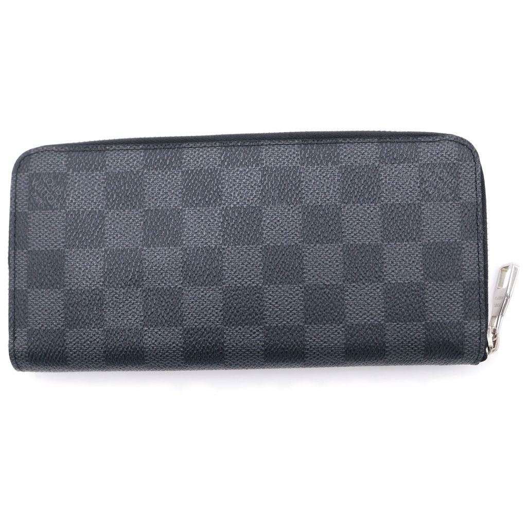 Louis Vuitton Damier Zippy Wallet Zip Around Black — view 2