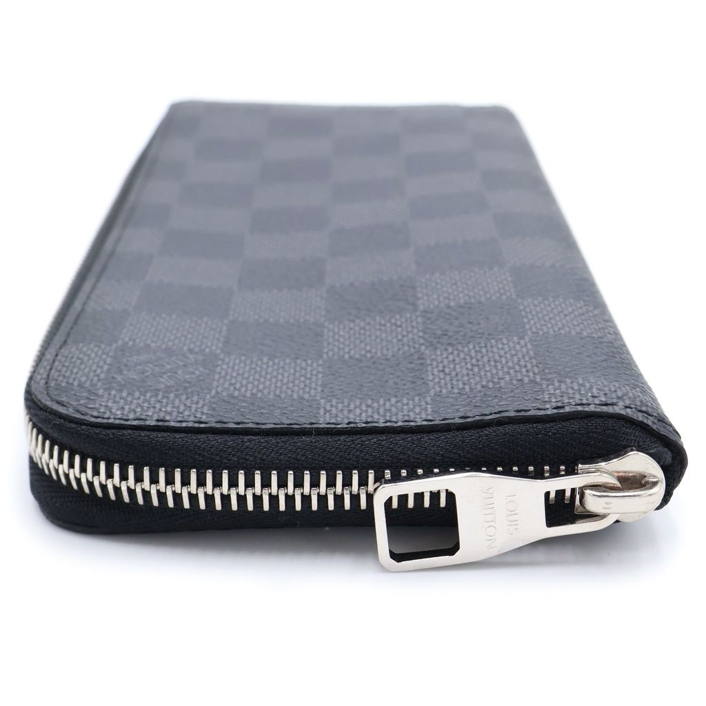 Louis Vuitton Damier Zippy Wallet Zip Around Black — view 3