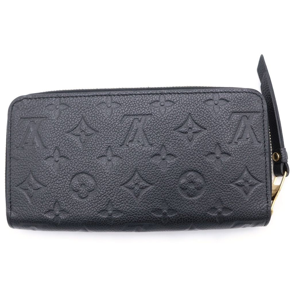 Louis Vuitton Monogram Empreinte Noir Zippy Wallet Black — view 2