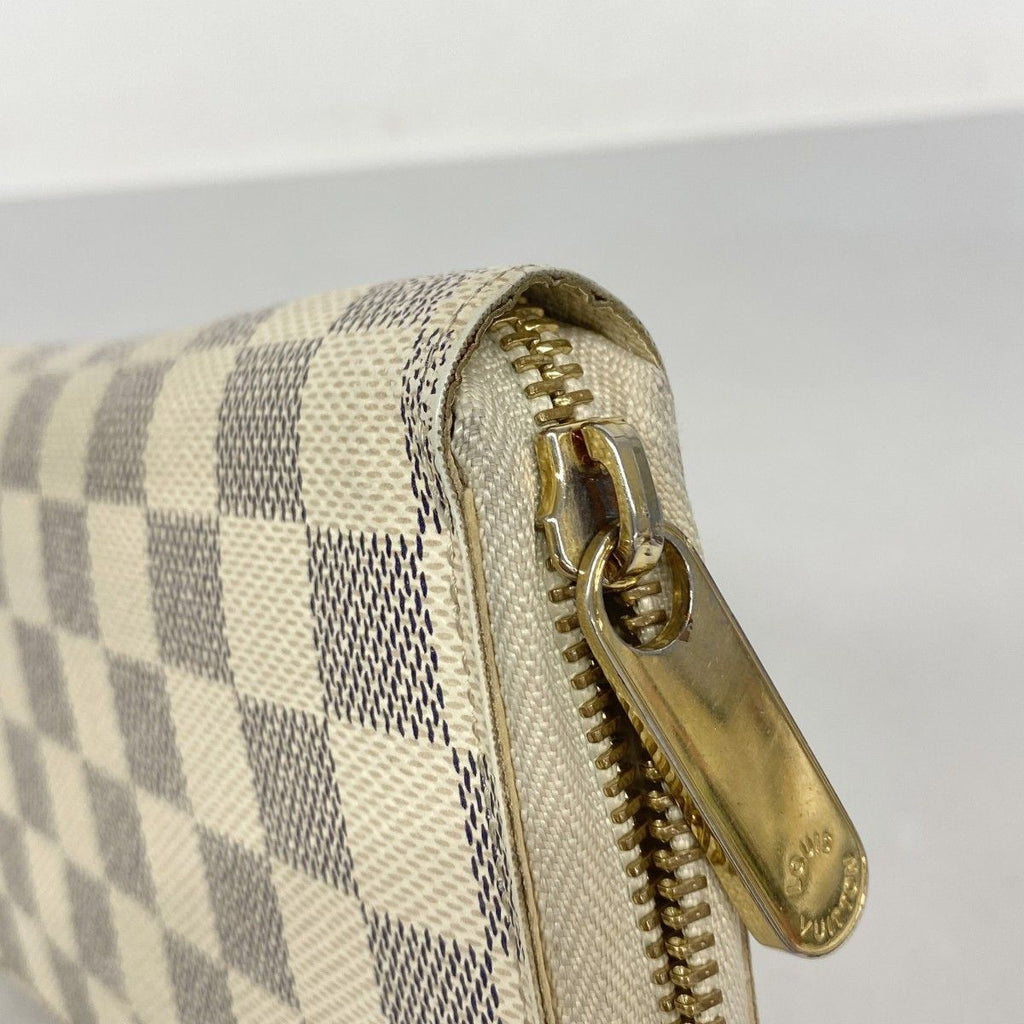 Louis Vuitton Wallet Damier Azur Zippy White — view 5