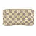 Louis Vuitton Wallet Damier Azur Zippy White