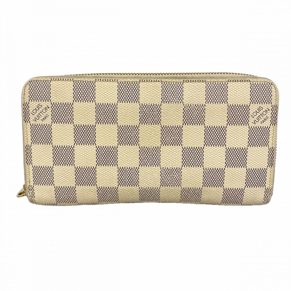 Louis Vuitton Wallet Damier Azur Zippy White