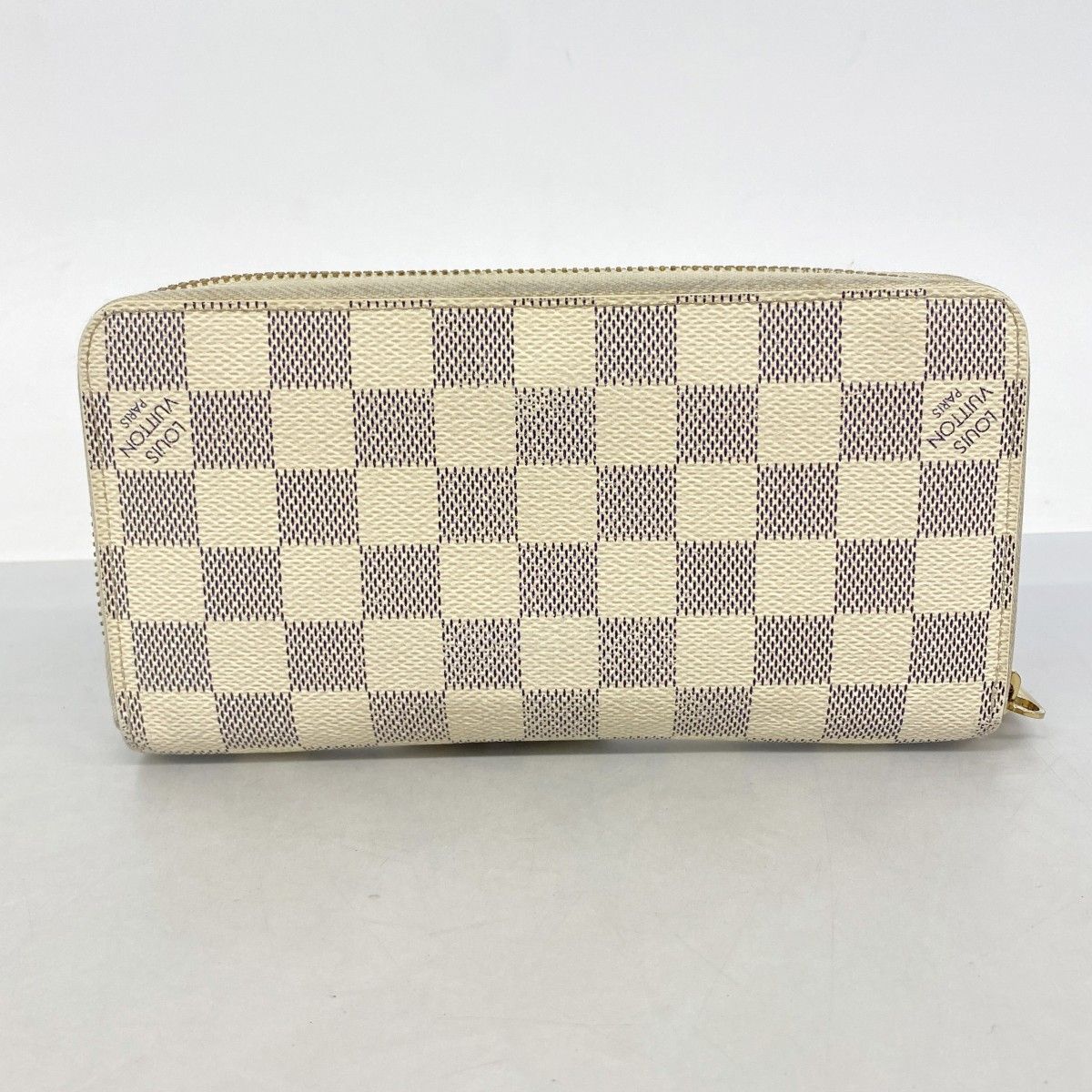 Louis Vuitton Wallet Damier Azur Zippy White — view 9