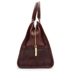 Loewe Amazona Croco Leather Handbag Brown — view 3