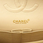 Chanel Shoulder Bag Quilted Lambskin Beige Gold — view 5