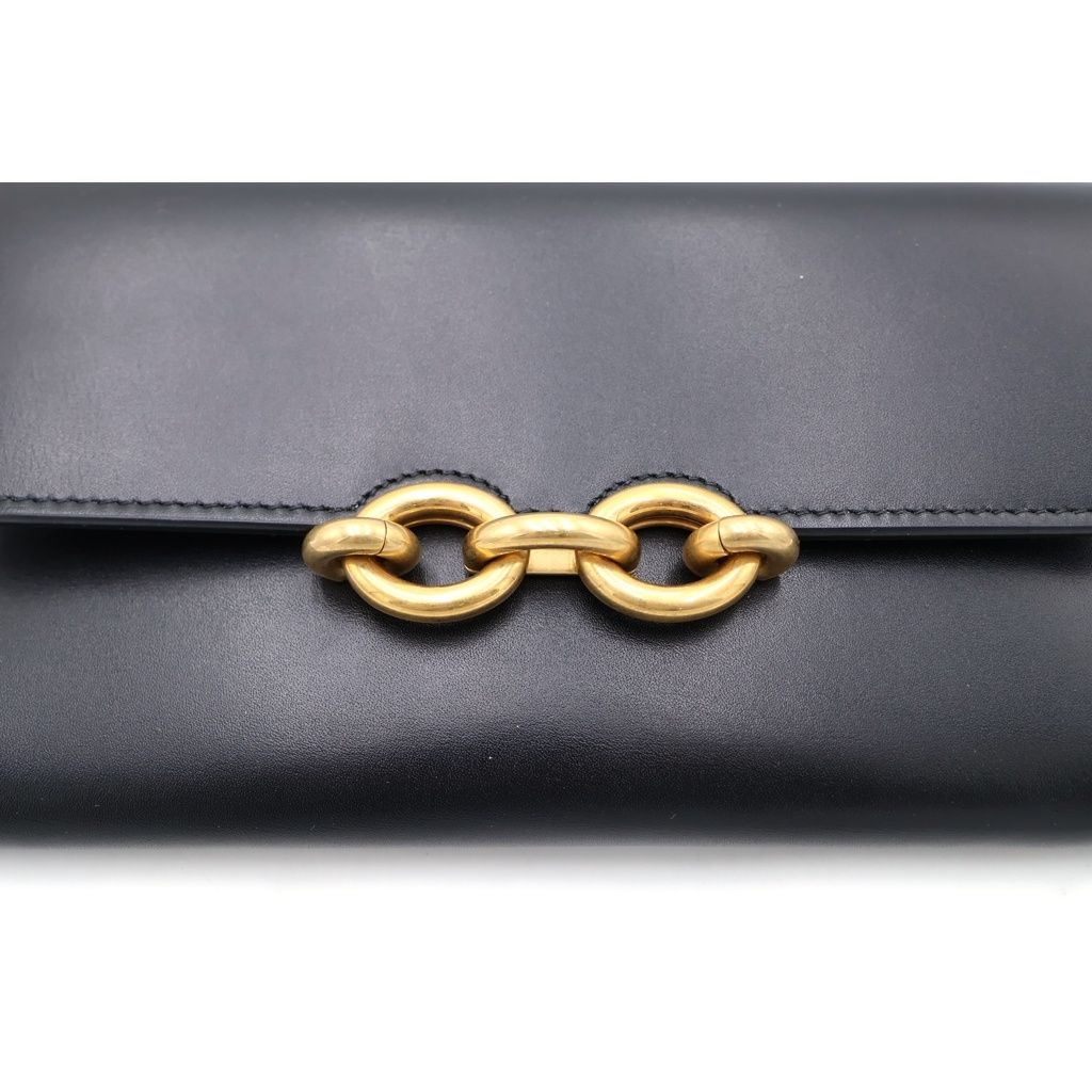 Saint Laurent Paris le Maillon Chain Wallet Shoulder Bag Black — view 5