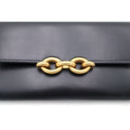 Saint Laurent Paris le Maillon Chain Wallet Shoulder Bag Black — view 5