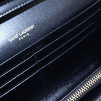 Saint Laurent Paris le Maillon Chain Wallet Shoulder Bag Black — view 4