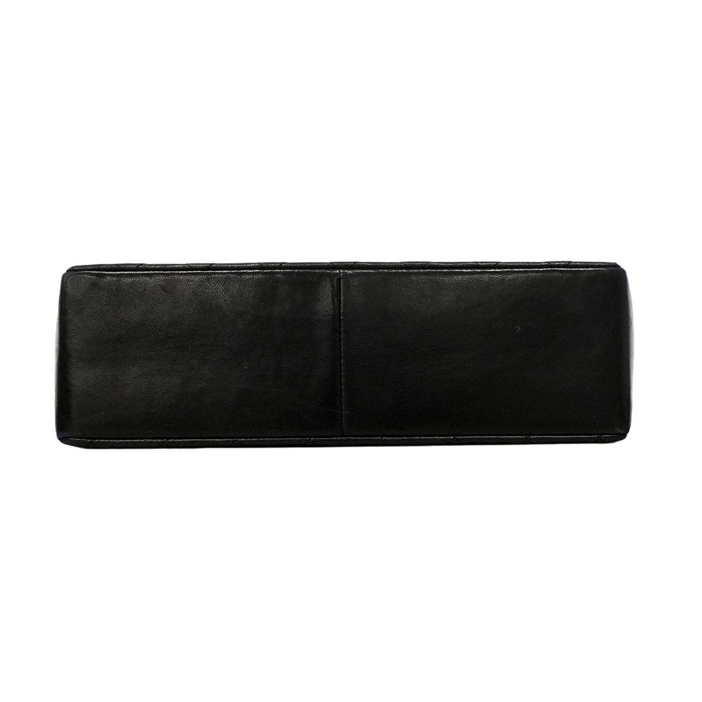 Chanel Shoulder Bag Quilted Lambskin Black Gold — view 3
