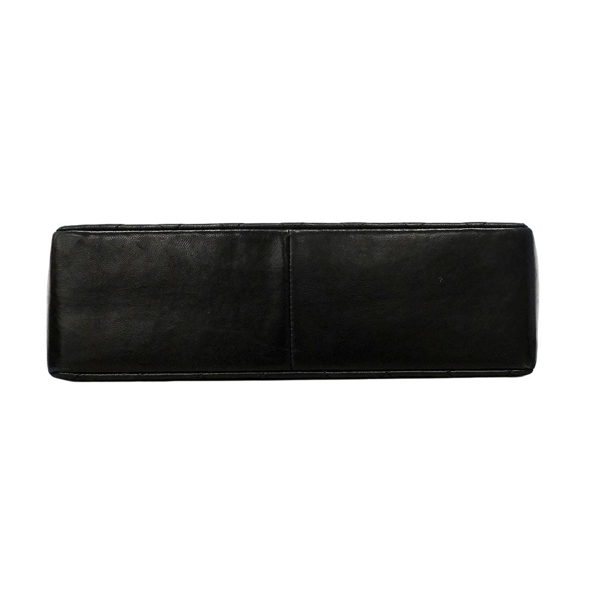Chanel Shoulder Bag Quilted Lambskin Black Gold — view 3
