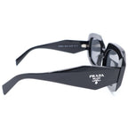 Prada Symbole Sunglasses Side Symbol Logo Square Eyewear Black — view 3