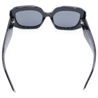 Prada Symbole Sunglasses Side Symbol Logo Square Eyewear Black — view 2