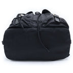Prada Triangular Plate Tessuto Backpack Black Nylon — view 4
