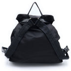 Prada Triangular Plate Tessuto Backpack Black Nylon — view 2