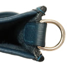 Hermes Shoulder Bag Evelyne TPM Taurillon Clemence Col Vert Silver — view 8