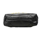 Chanel Handbag 22 Mini Calf Black Gold 2-Way — view 3