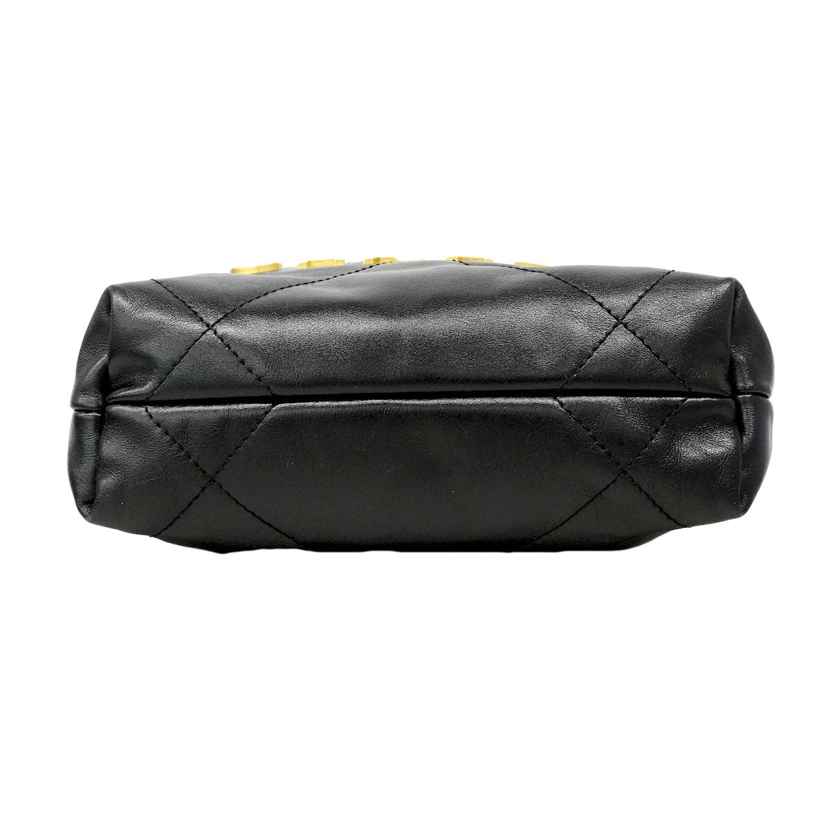 Chanel Handbag 22 Mini Calf Black Gold 2-Way — view 3