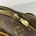 Louis Vuitton Shoulder Bag Monogram Reporter PM Brown — view 9