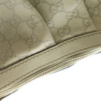 Gucci Guccissima Ski Leather Shoulder Bag Tote Ivory — view 7