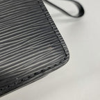 Louis Vuitton Clutch Epi Pochette Series Dragonne Noir — view 8