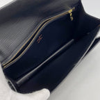 Louis Vuitton Clutch Epi Pochette Series Dragonne Noir — view 4