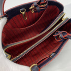 Louis Vuitton Handbag Monogram Empreinte Montaigne BB Marine — view 4